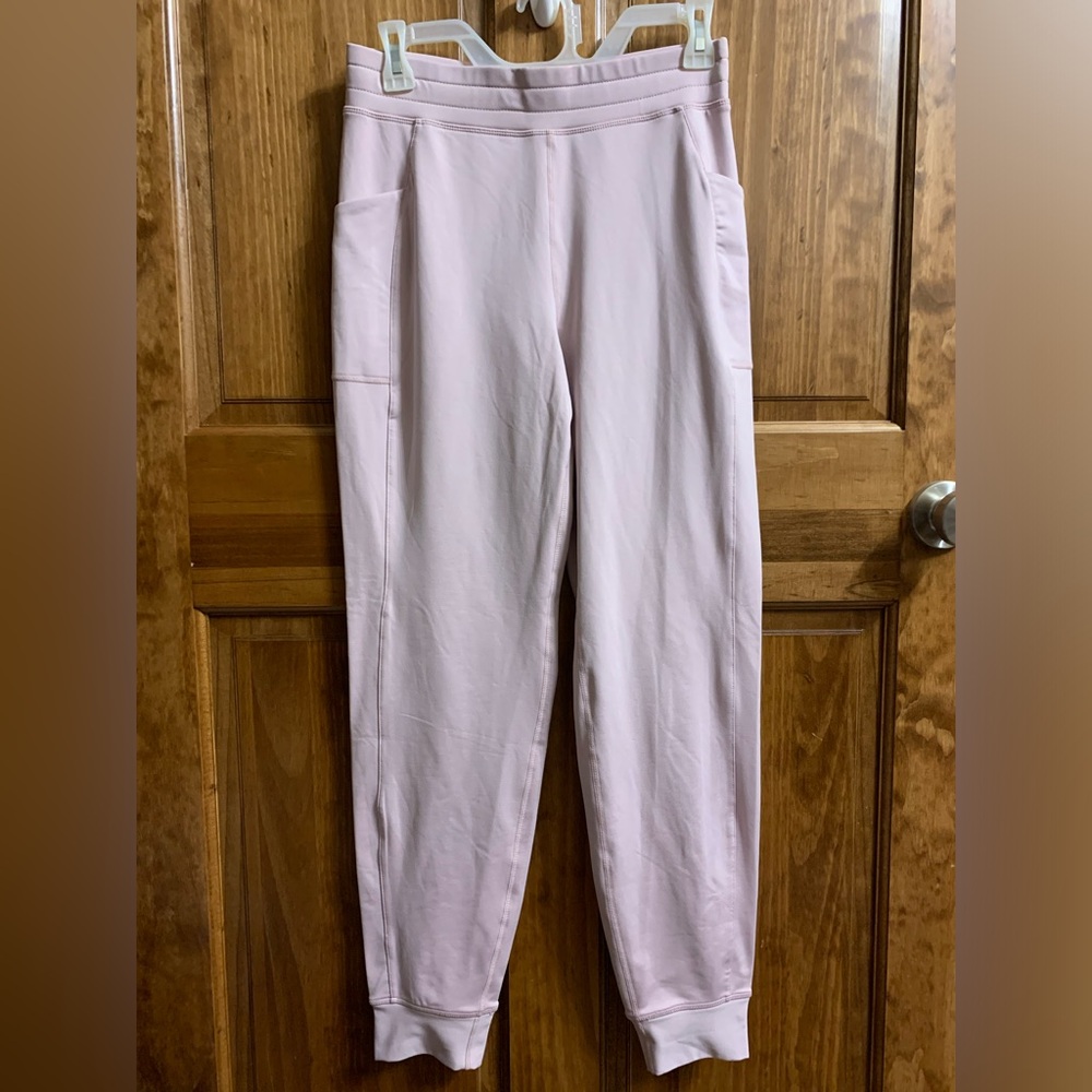 Women’s Fabletics Pink joggers sweatpants size small